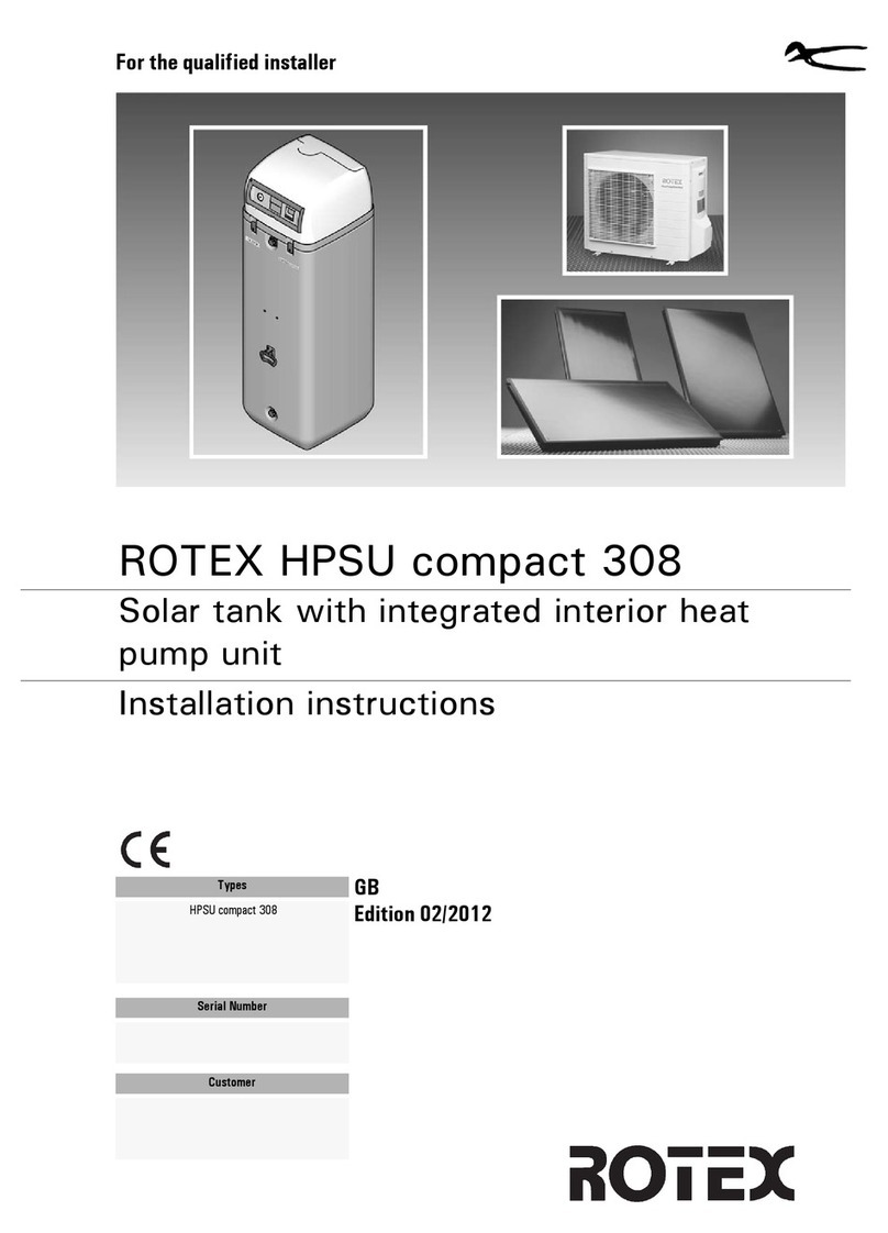 Rotex HPSU compact 308 User manual