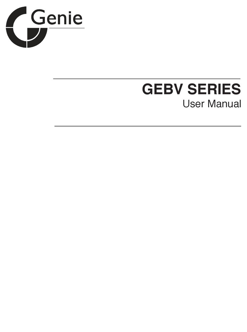 Genie GEBV series User manual Genie GEBV series User manual