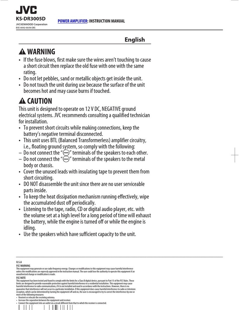 JVC KS-DR3005D instruction manual