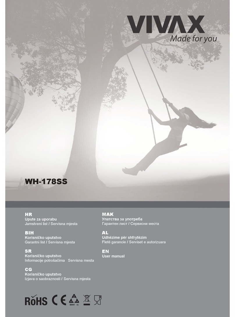 Vivax WH-178SS user manual
