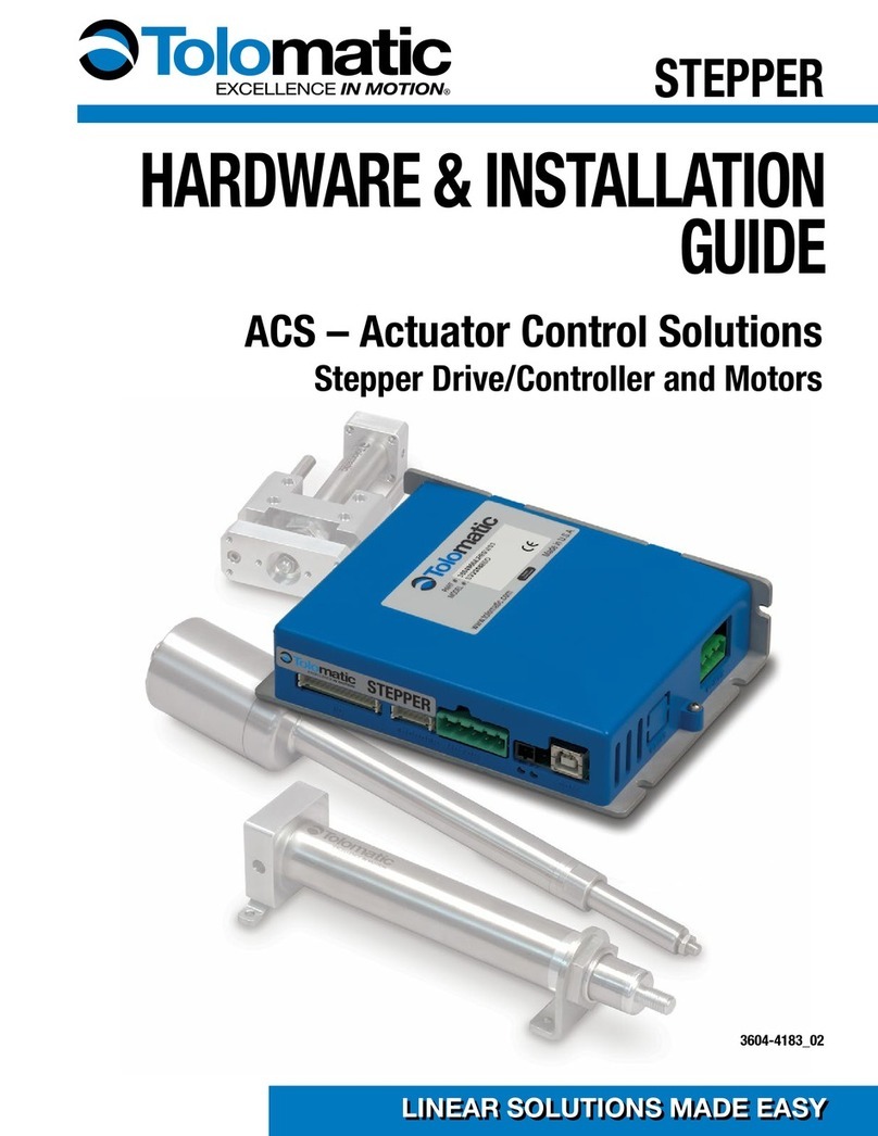 Tolomatic ACS Hardware installation guide