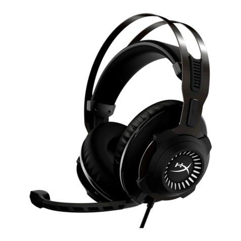 HyperX Cloud Revolver S HX-HSCRS-GM/AS User manual