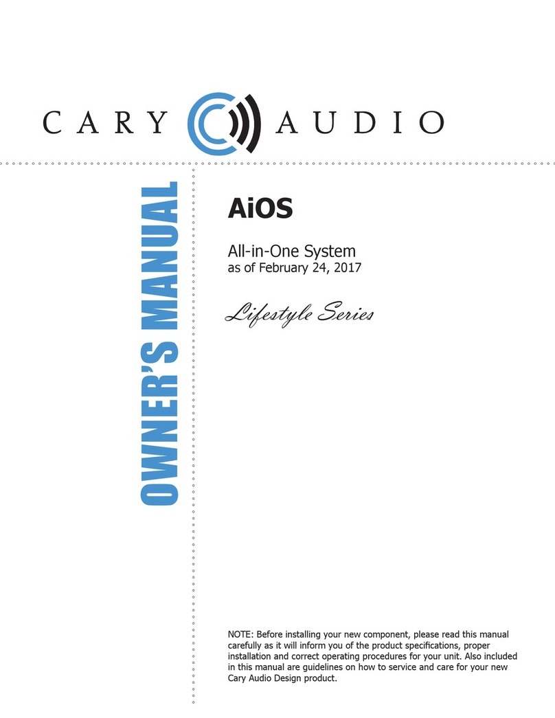 Cary Audio Design AiOS User manual