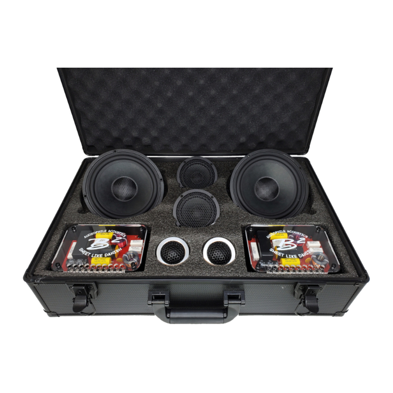 B2 Audio REF 6.3 User manual