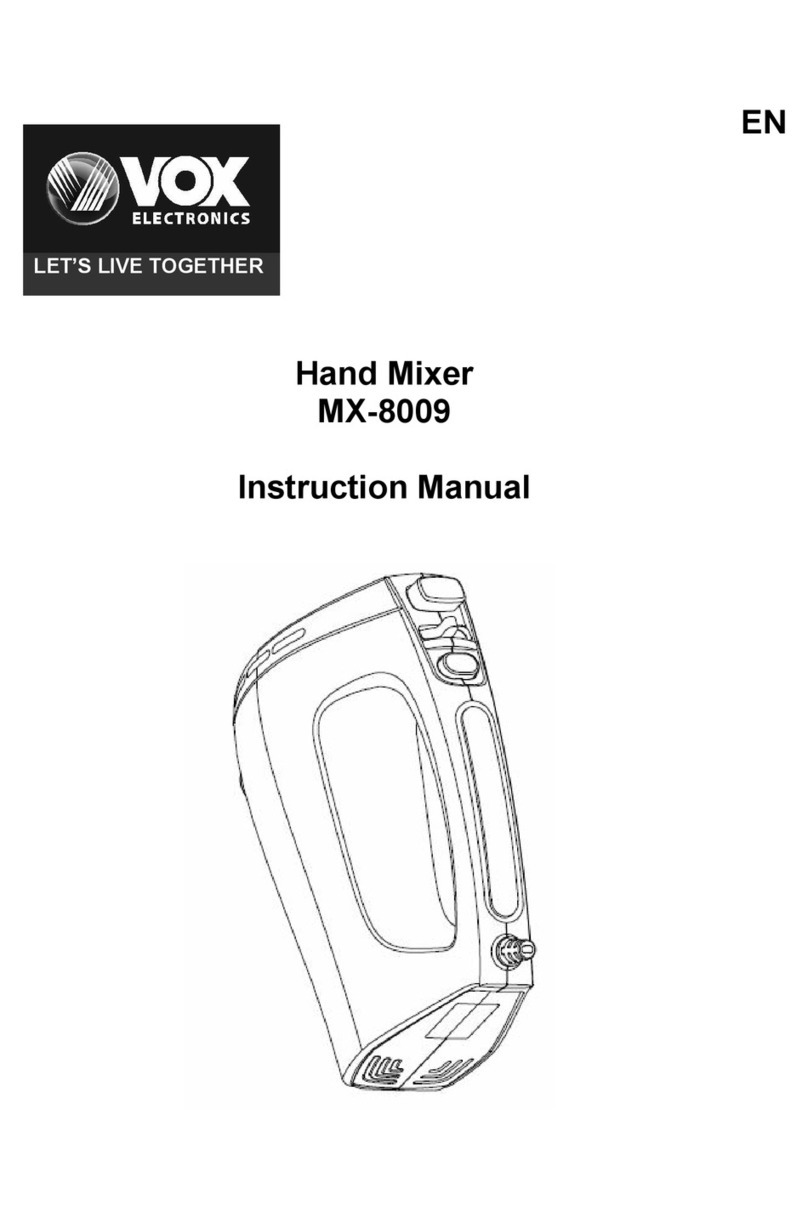 Vox MX-8009 User manual