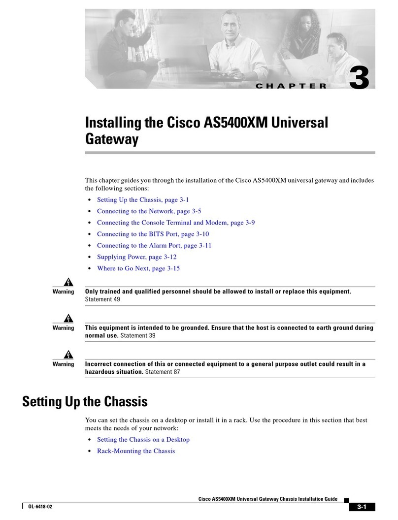 Cisco AS5400XM Instruction Manual