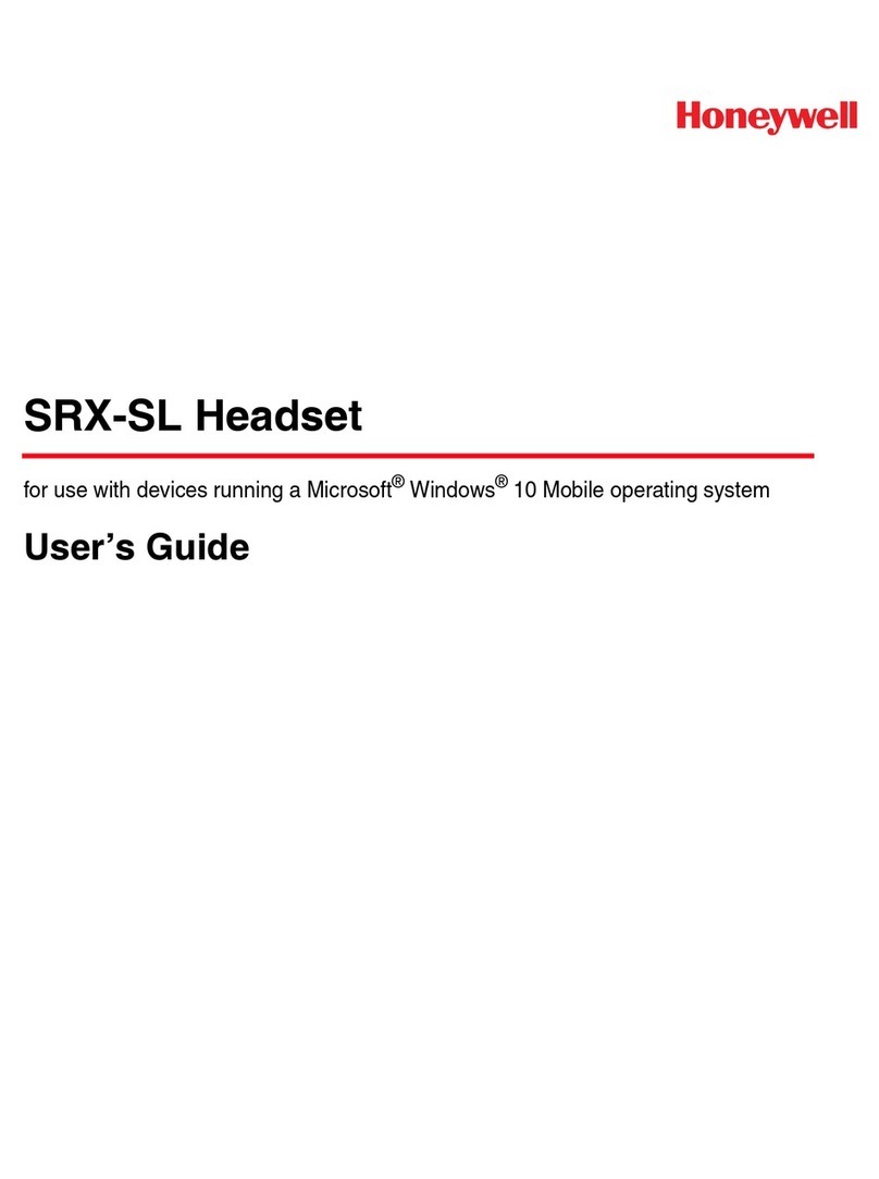 Honeywell SRX-SL User manual Honeywell SRX-SL User manual