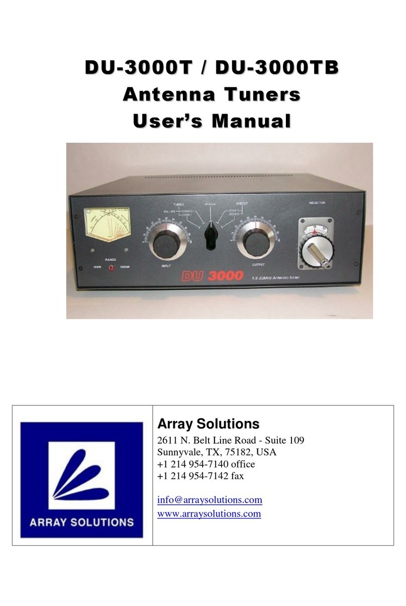 Array Solutions DU-3000T User manual
