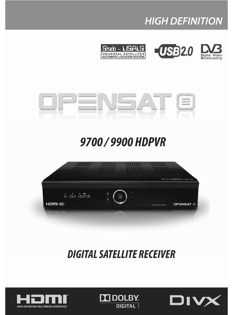OPENSAT 9900 HDPVR user manual