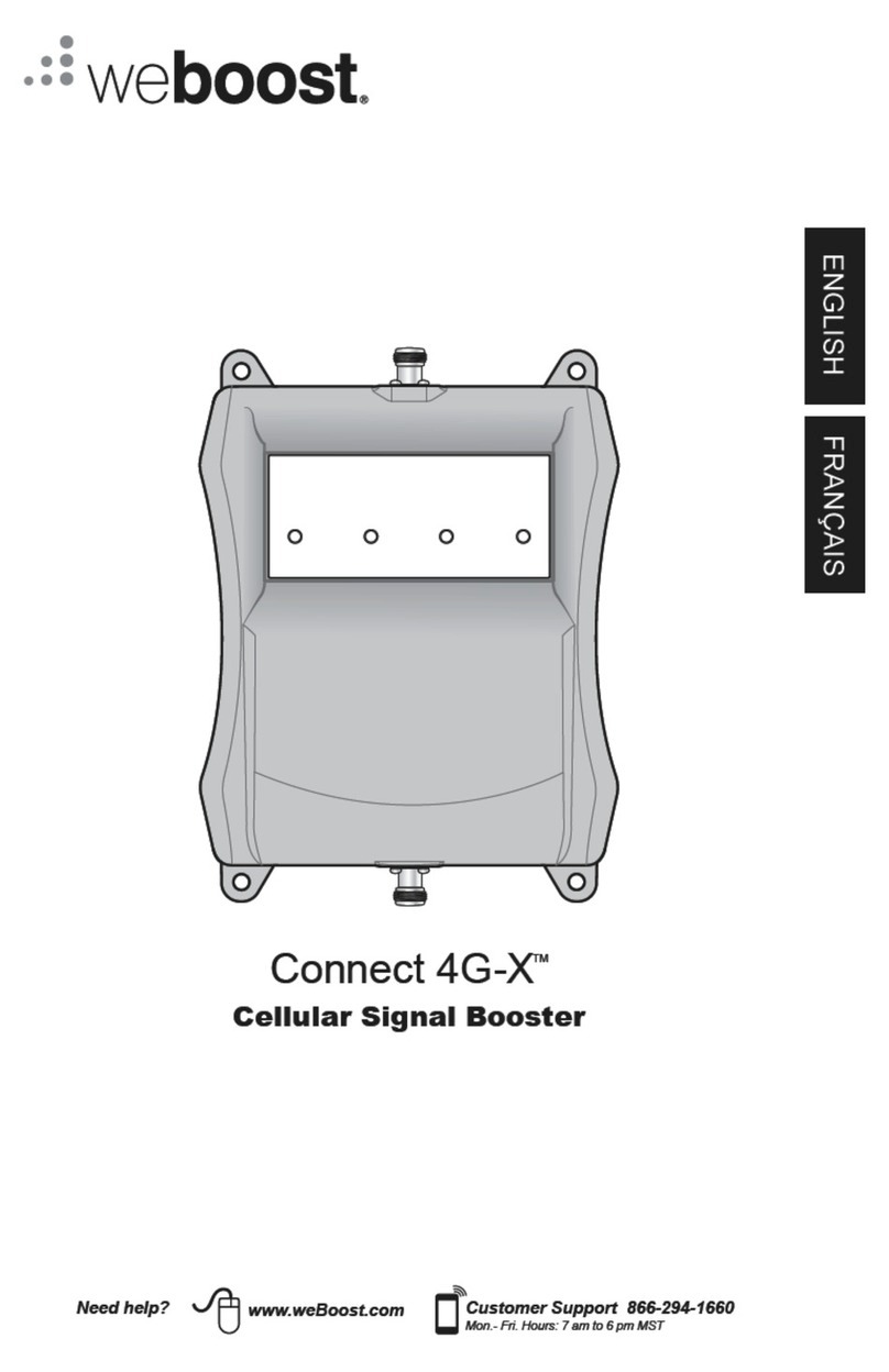 weBoost DRIVE 4G-X FLEET User manual weBoost DRIVE 4G-X FLEET User manual