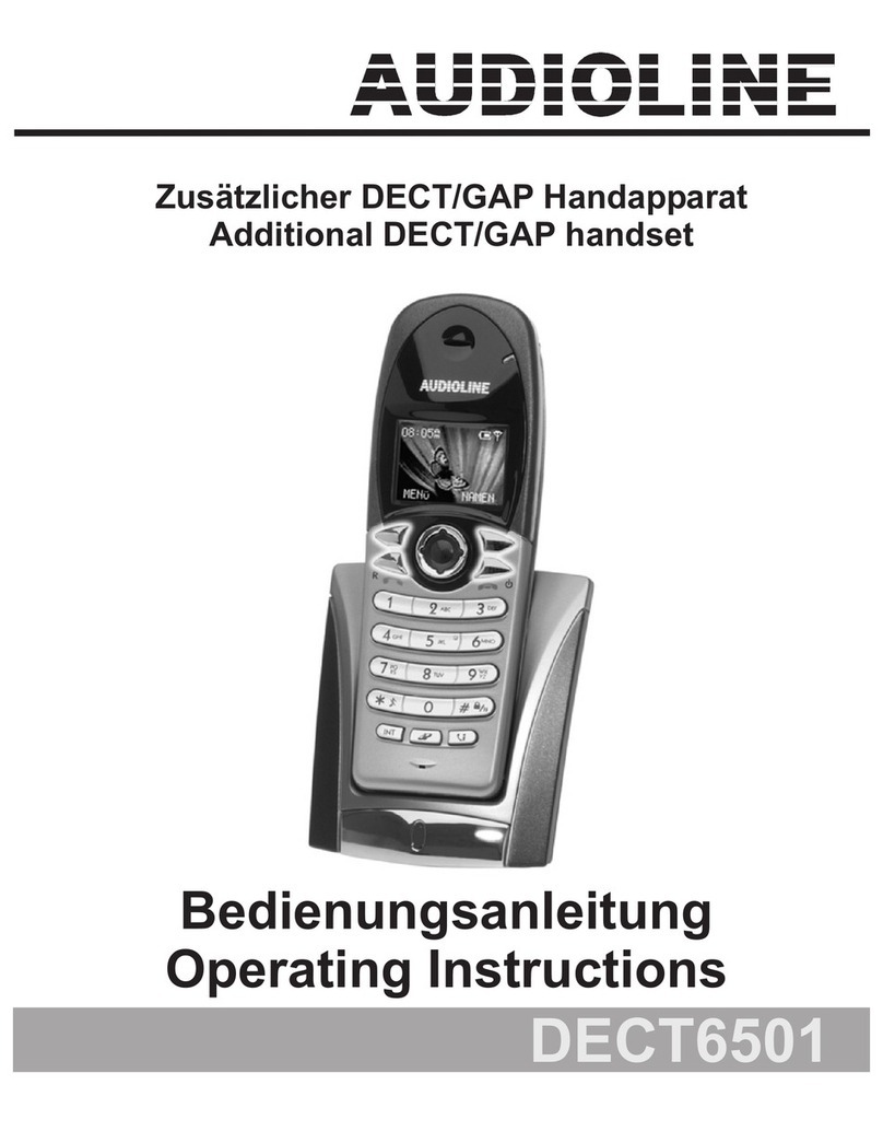 AUDIOLINE DECT6501 User manual