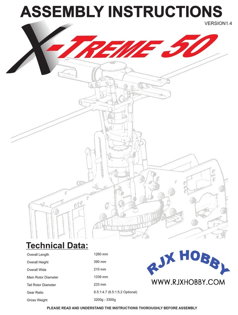 RJX Hobby X-TREME 50 Assembly instructions RJX Hobby X-TREME 50 Assembly instructions