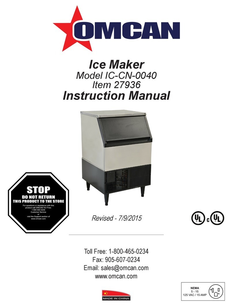 Omcan IC-CN-0040 User manual Omcan IC-CN-0040 User manual