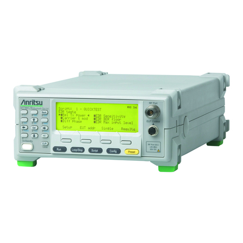 Anritsu MT8852B Operation manual