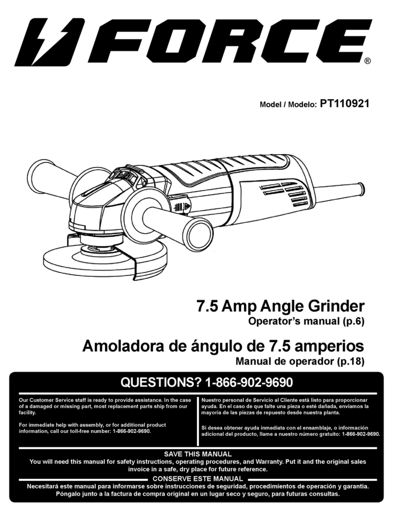 Force PT110921 Operator's manual