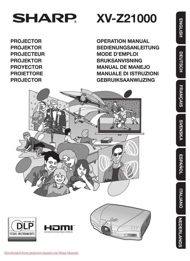 Sharp XV-Z21000 User manual