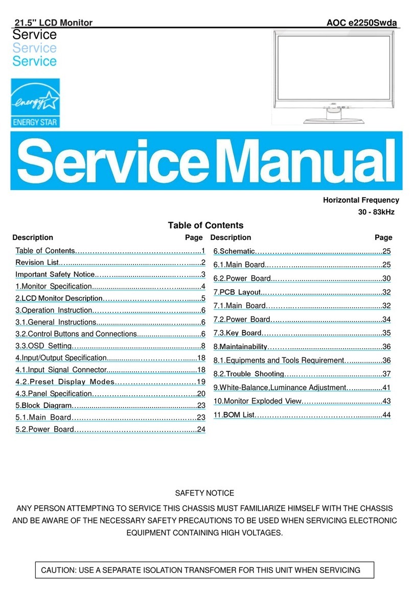 AOC e2250Swda User manual