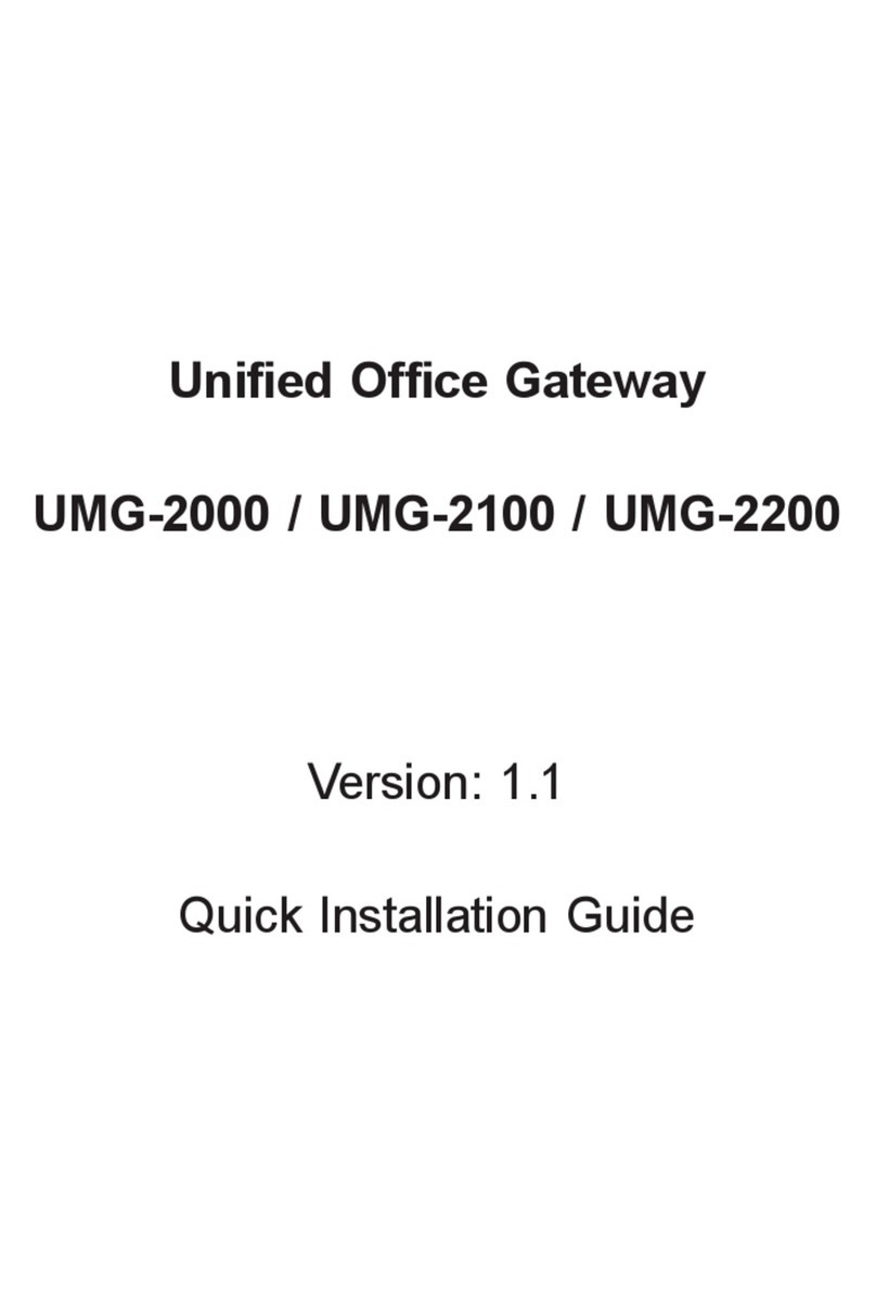 Avocent UMG-2000 Quick installation guide
