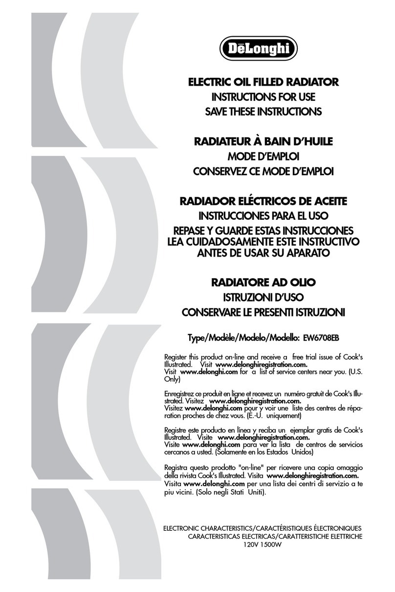 DèLonghi EW6708EB Instructions for use