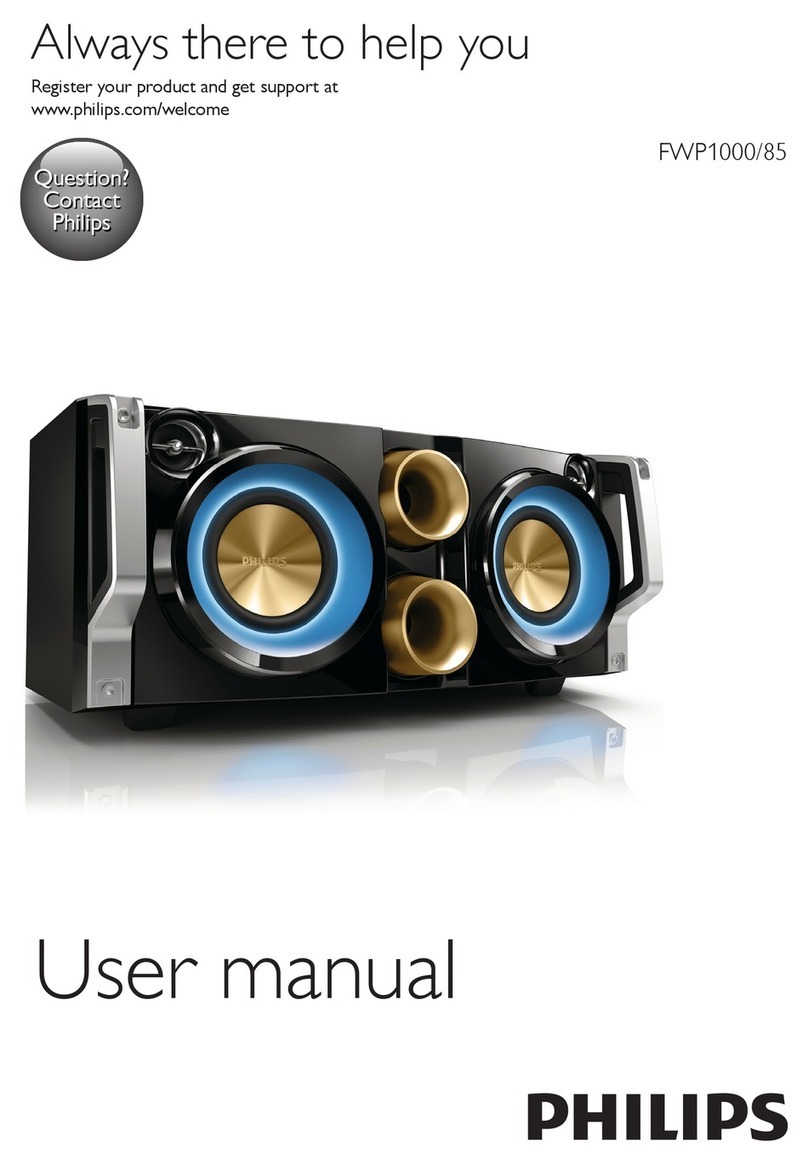 Philips FWP1000/85 User manual