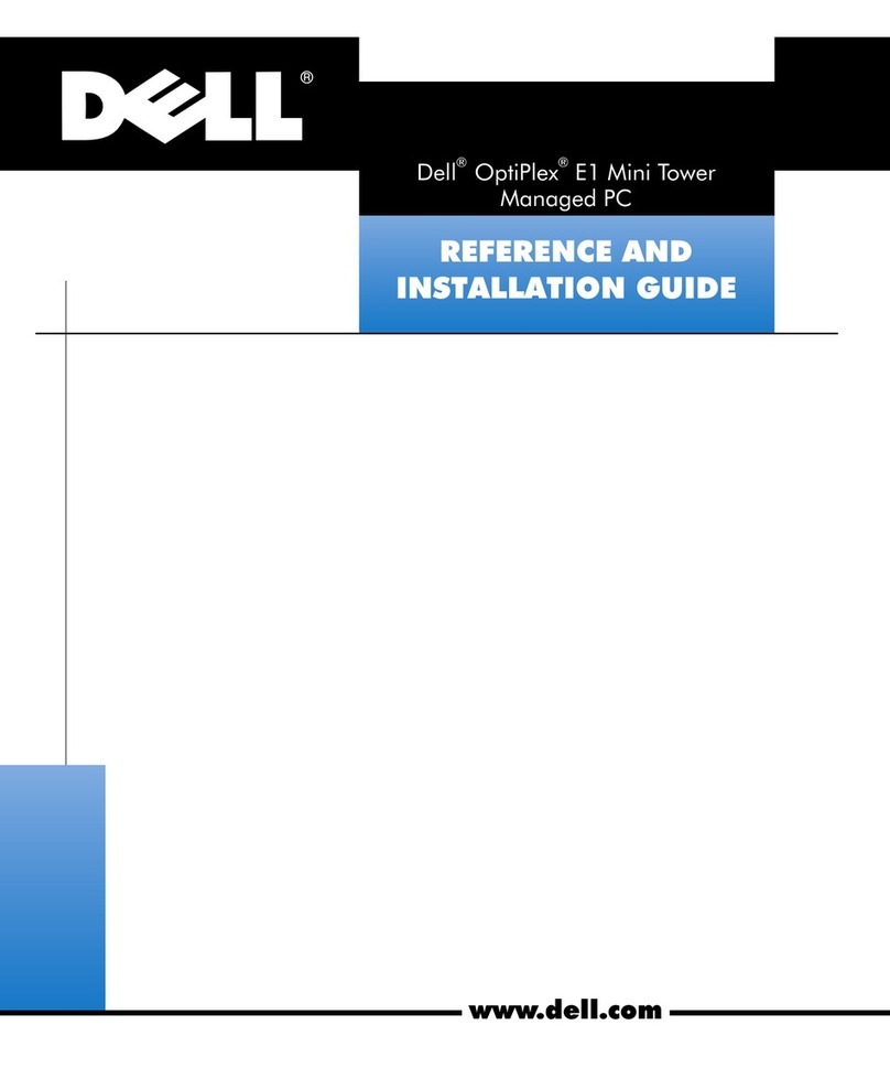 Dell OptiPlex E1 User manual Dell OptiPlex E1 User manual