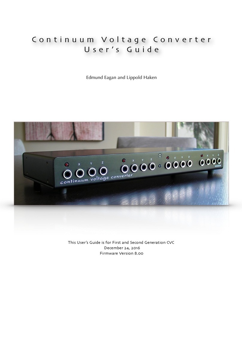 Haken Audio Continuum CVC user guide