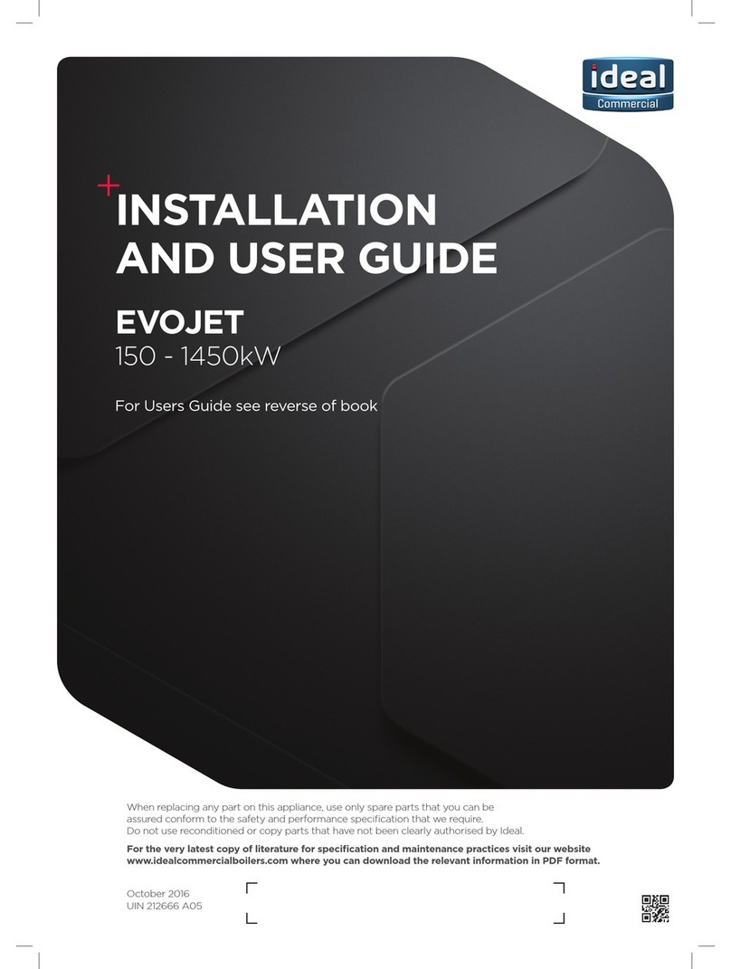 IDEAL evojet User manual