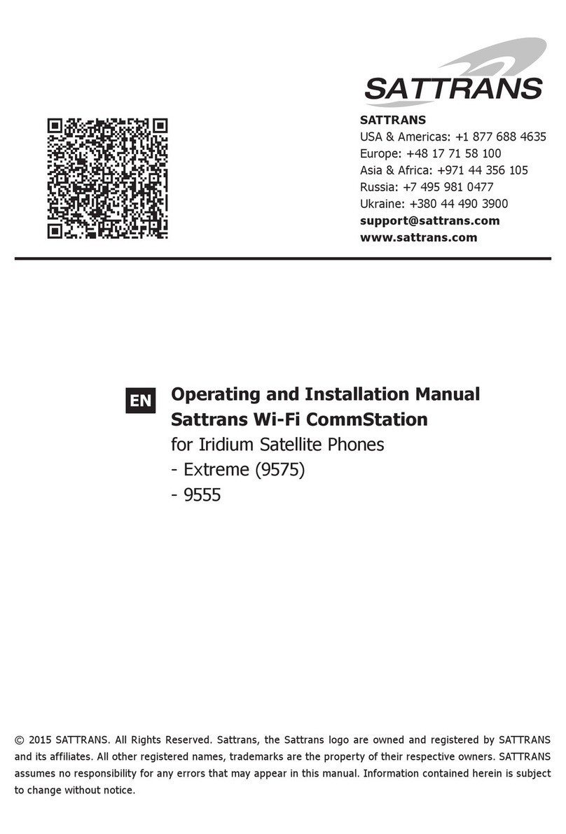 Sattrans wi-fi commstation OPERATING AND INSTALLATION Manual