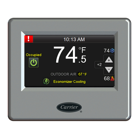 Carrier equipment touch user guide
