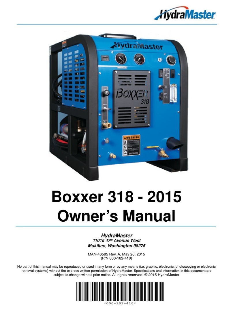 HydraMaster hydramaster owner's manual