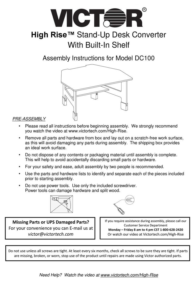 Victor DC100 User manual Victor DC100 User manual
