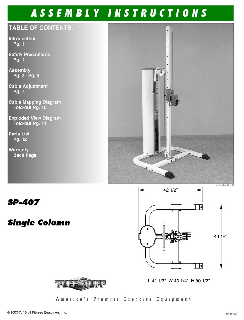 Tuff stuff SP-407 Assembly instructions