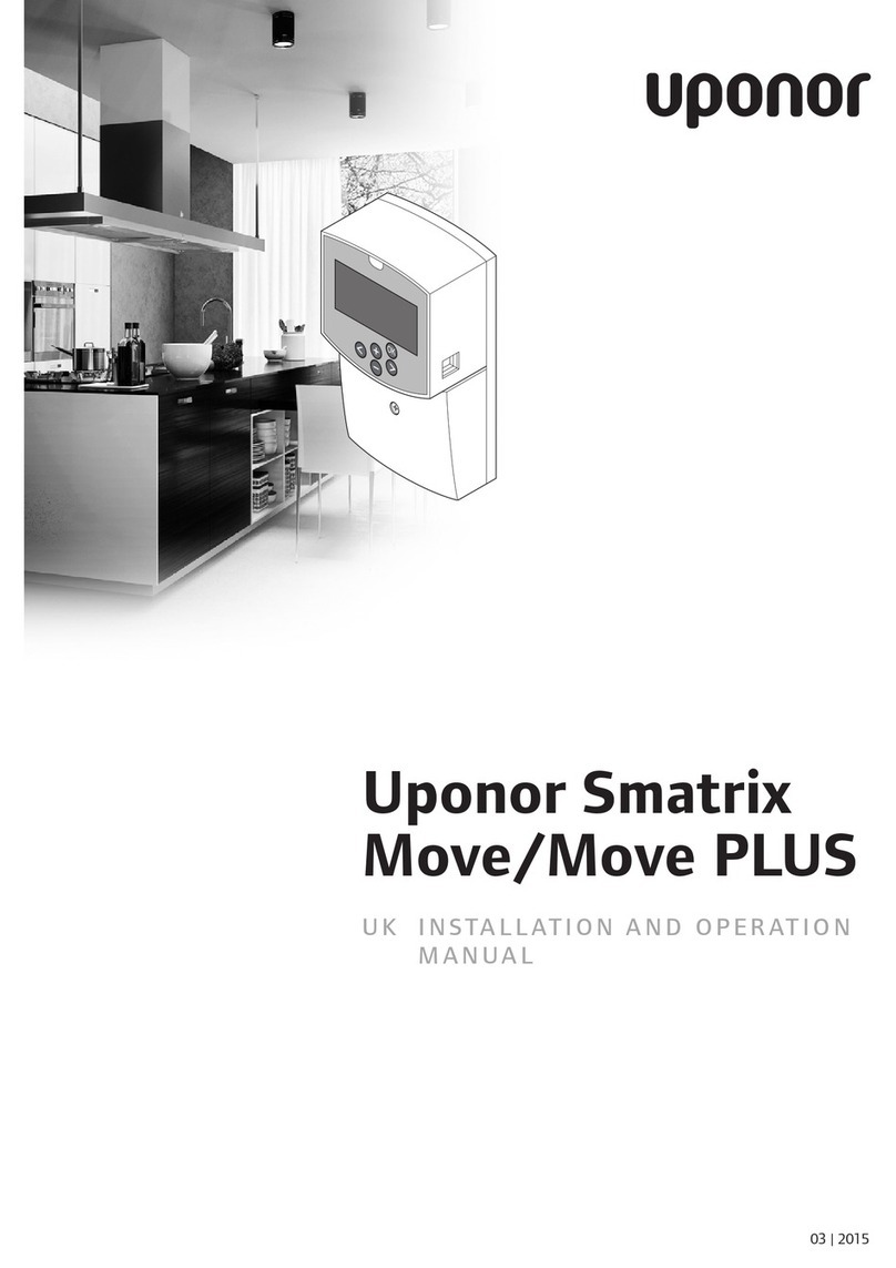Uponor SmatrixMove Installation and operaion manual