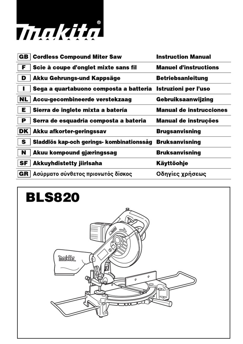 Makita BLS820 instruction manual