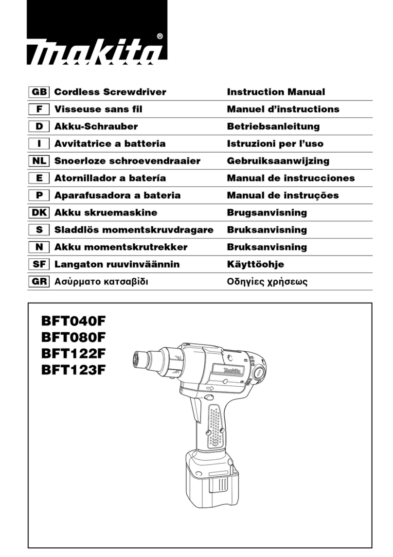Makita BFT040F User manual Makita BFT040F User manual