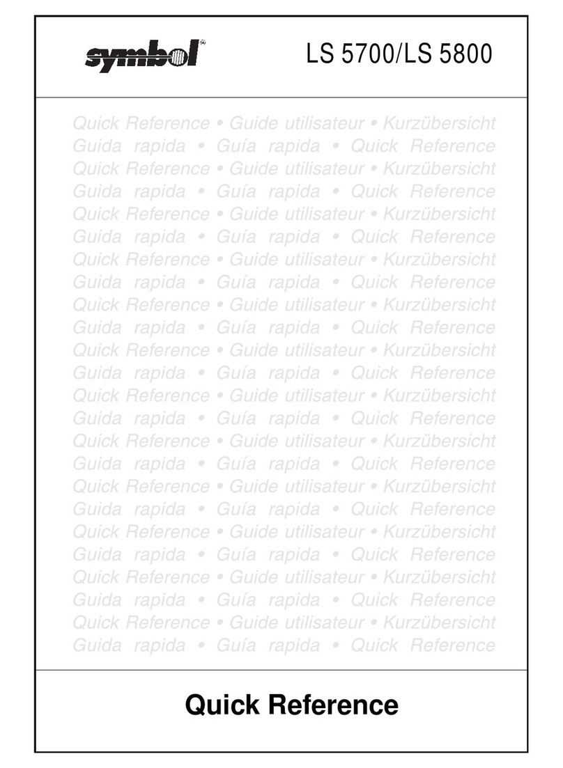 Symbol LS 5800 User manual