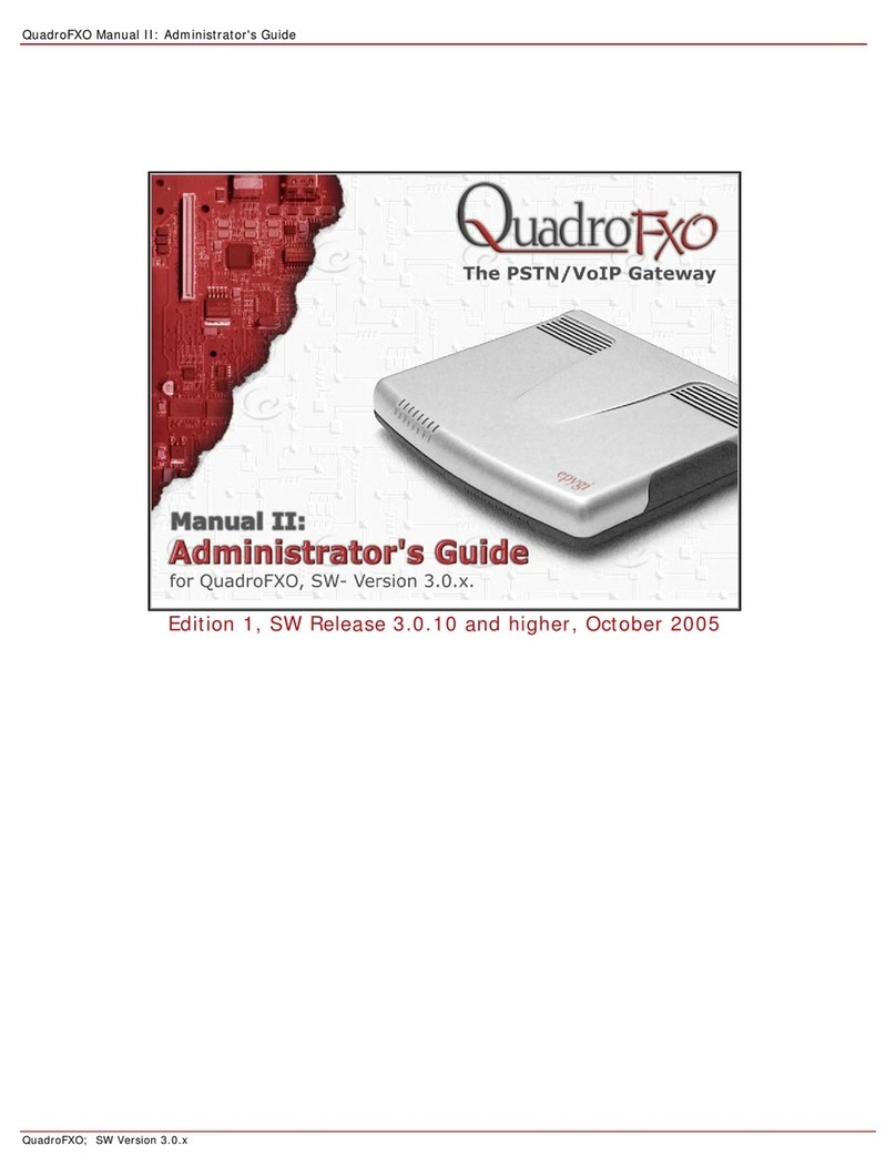 Epygi QUADRO FXO Service manual