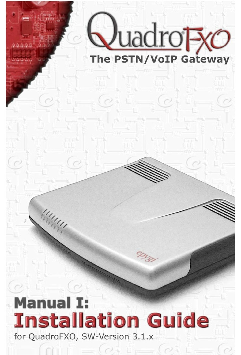 Epygi QUADRO FXO installation guide