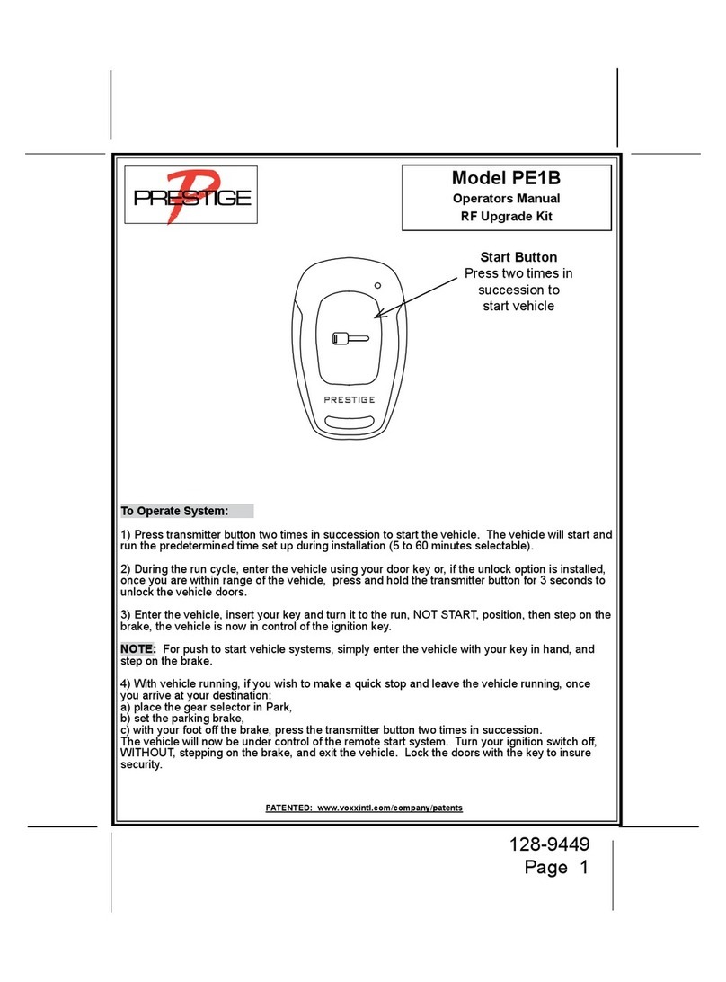 Prestige PE1B User manual