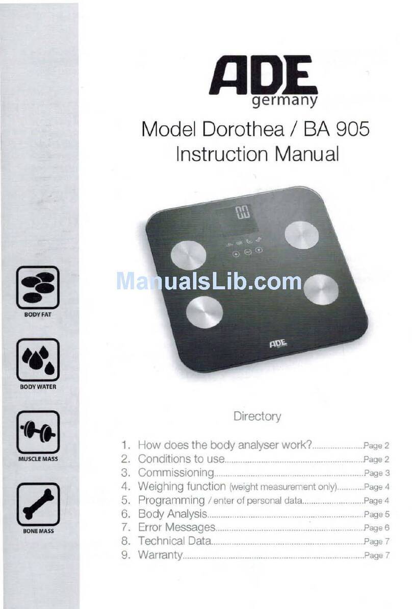 ADE dorothea ba 905 User manual