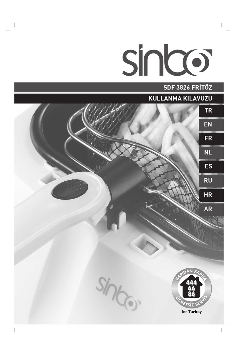 Sinbo SDF 3826 instruction manual