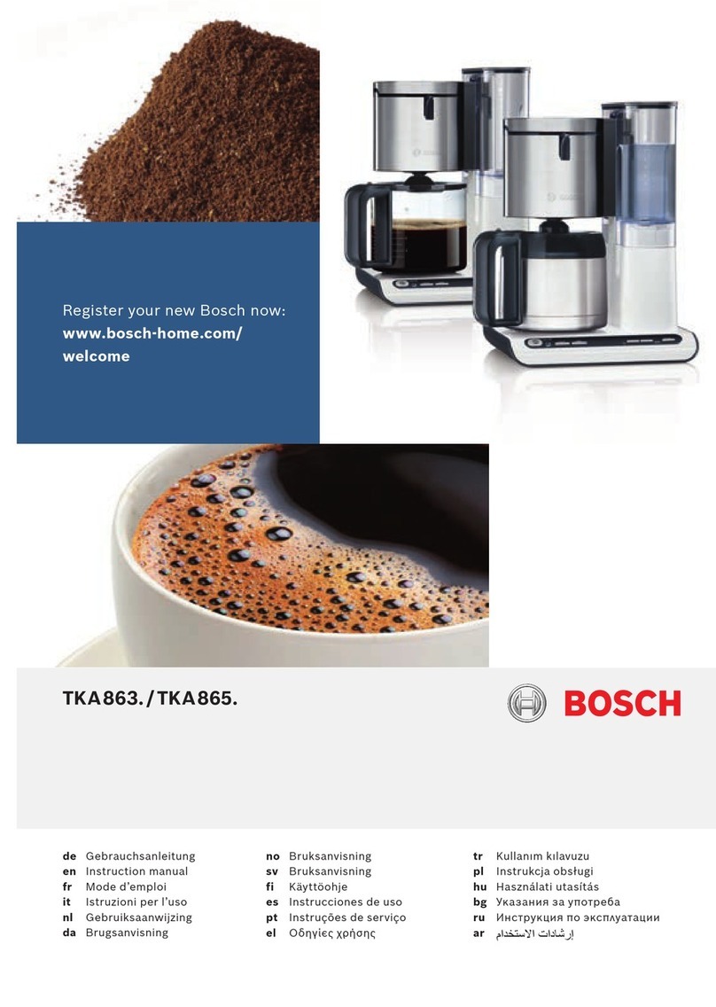 Bosch TKA 863. instruction manual