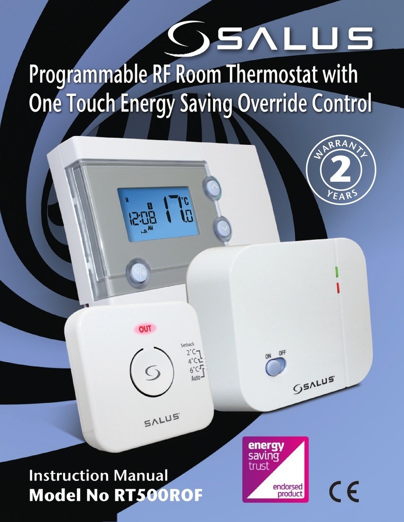 Salus RT500ROF User manual