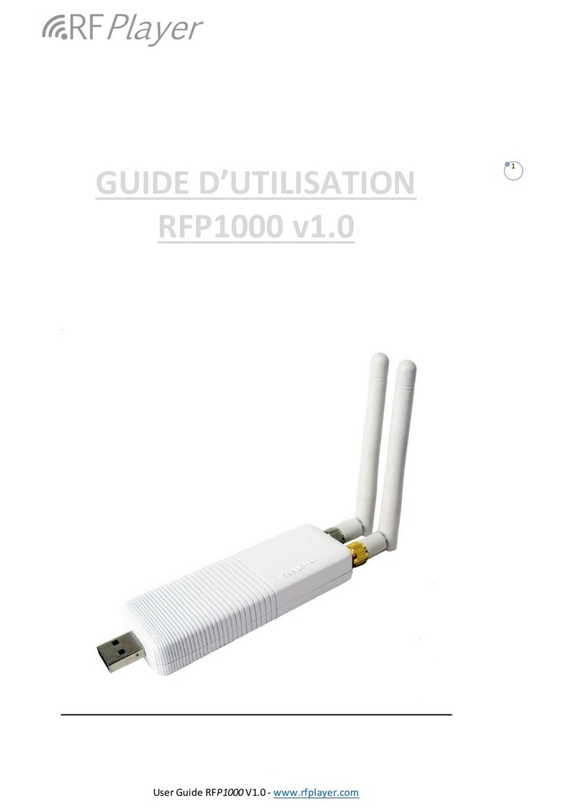 RF Player RFP1000 user guide