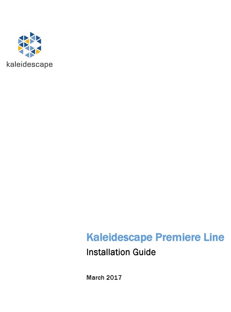 Kaleidescape premiere series installation guide