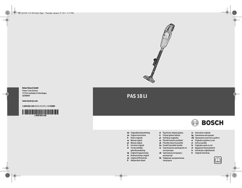 Bosch PAS 18 LI Original instructions