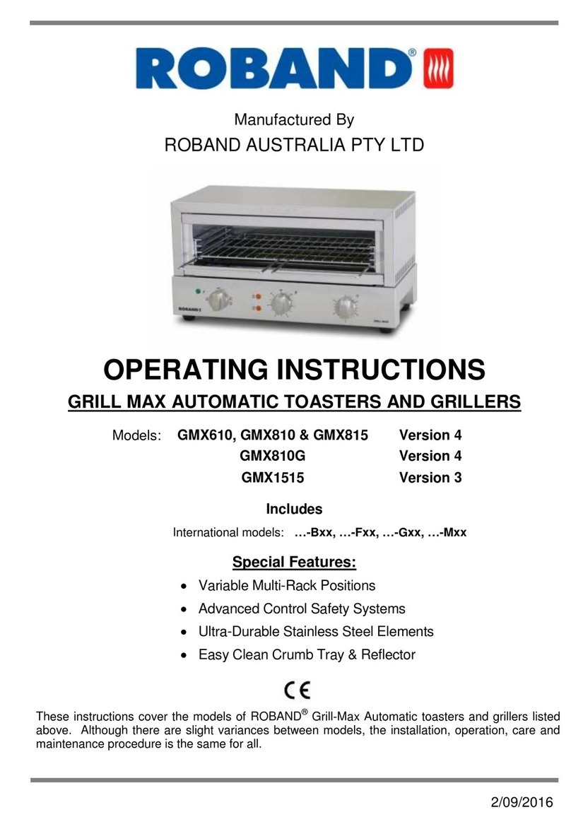ROBAND GMX610, GMX810 operating instructions