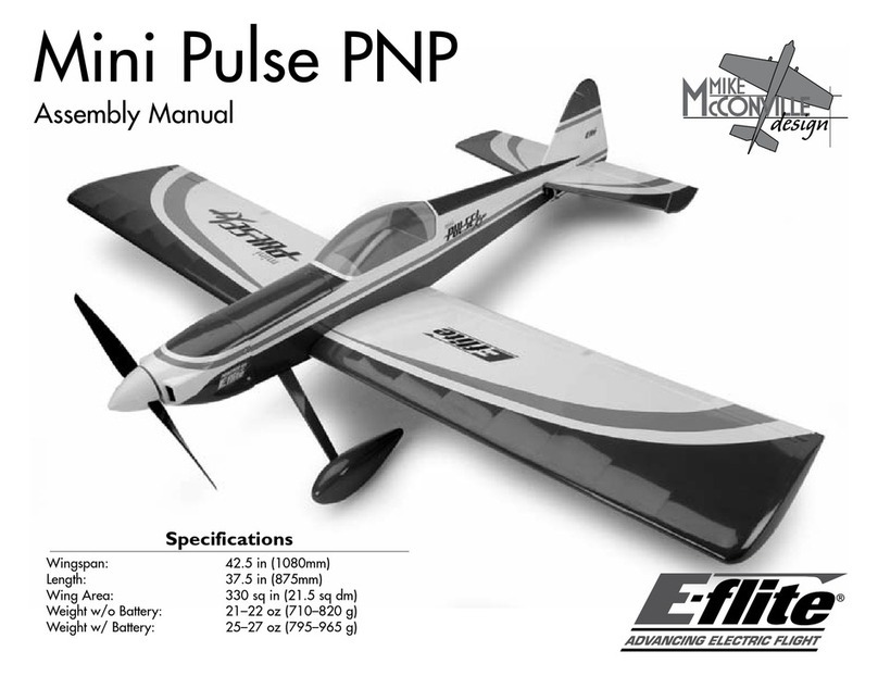 E-FLITE Mini Pulse XT PNP User manual