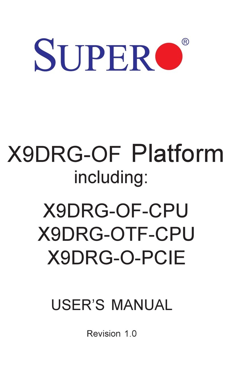 Supermicro X9DRG-OF-CPU User manual