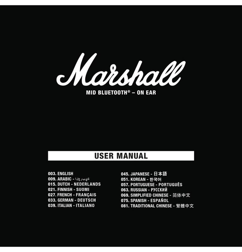 Marshal Mid bluetooth User manual